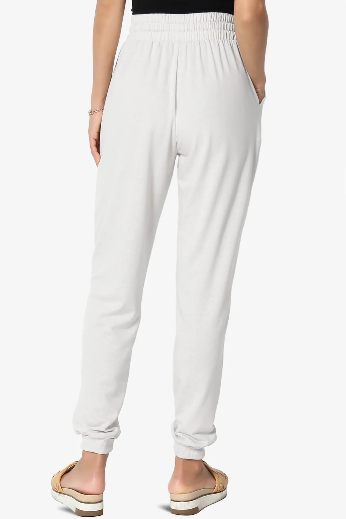 Lanette Drawstring Jersey Jogger Pants PLUS