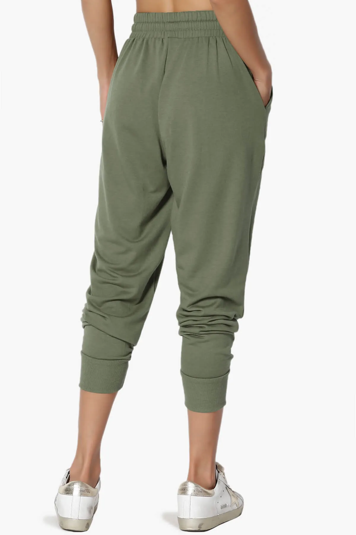 Lanette Drawstring Jersey Jogger Pants PLUS