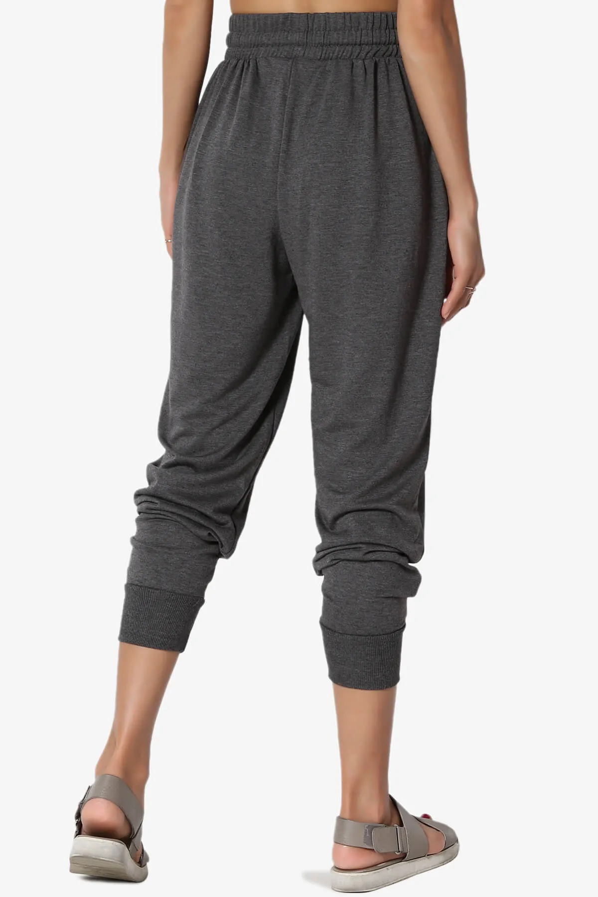 Lanette Drawstring Jersey Jogger Pants PLUS