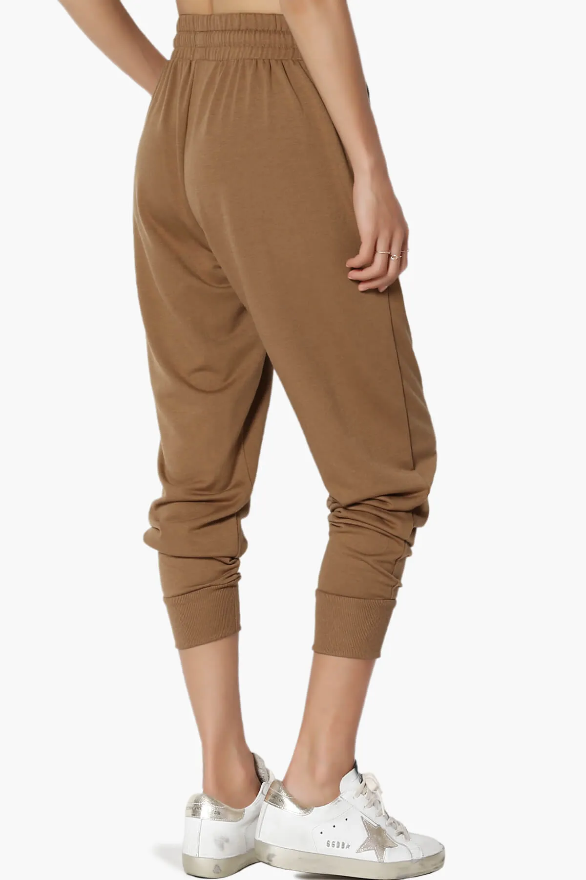 Lanette Drawstring Jersey Jogger Pants PLUS