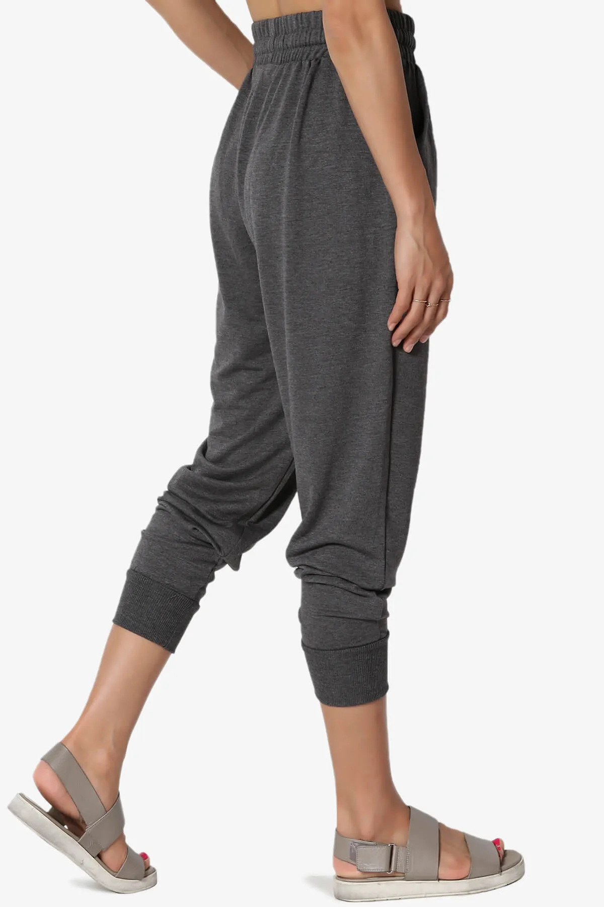 Lanette Drawstring Jersey Jogger Pants PLUS