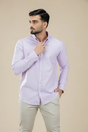 Lavender Washed Oxford Long Sleeve Shirt