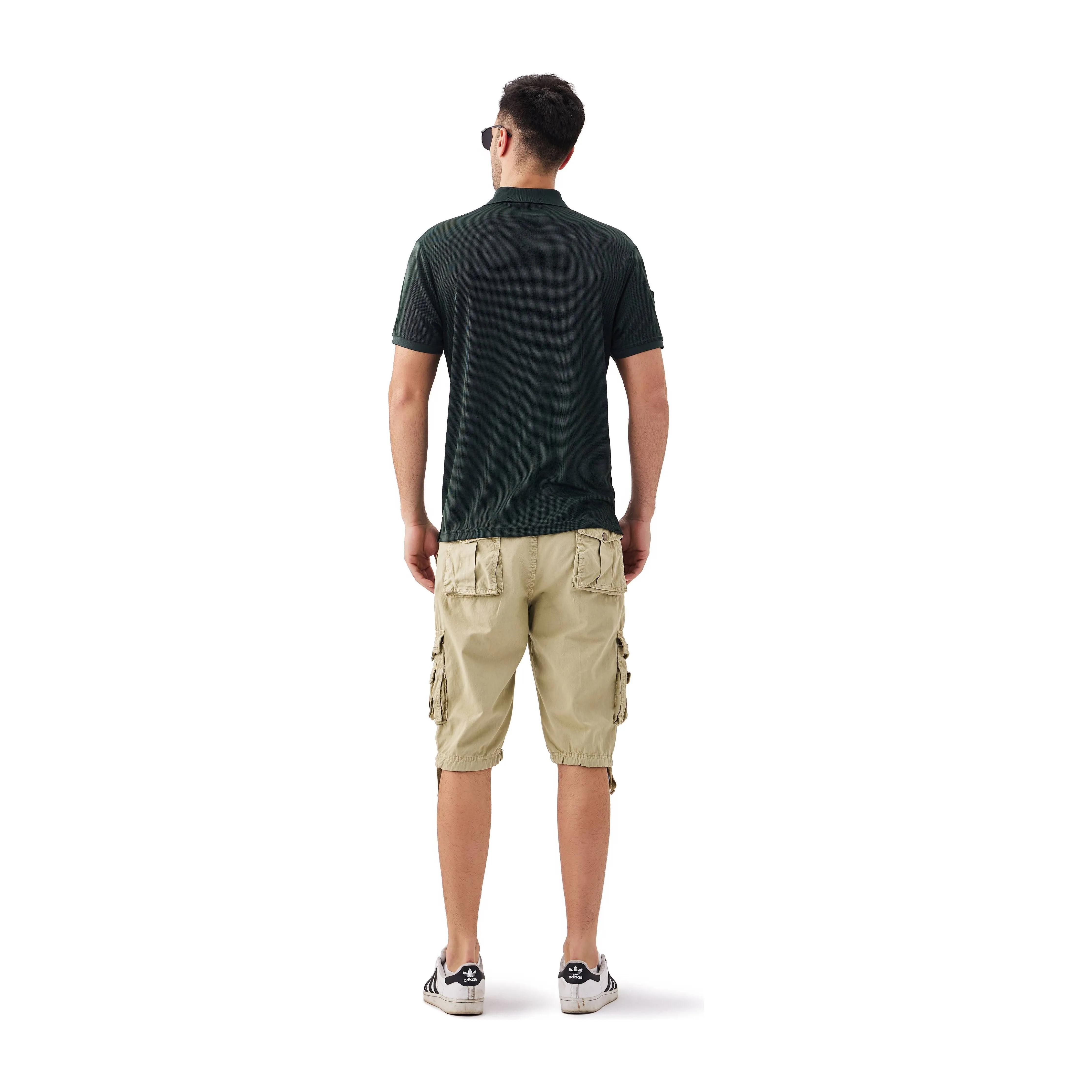 LeeHanTon Men's Waffit Series Polo