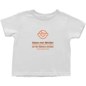 Let me Decide Toddler T-Shirts (French)