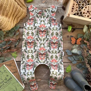 Life Of A Monarch Footed Romper | Ready To Post