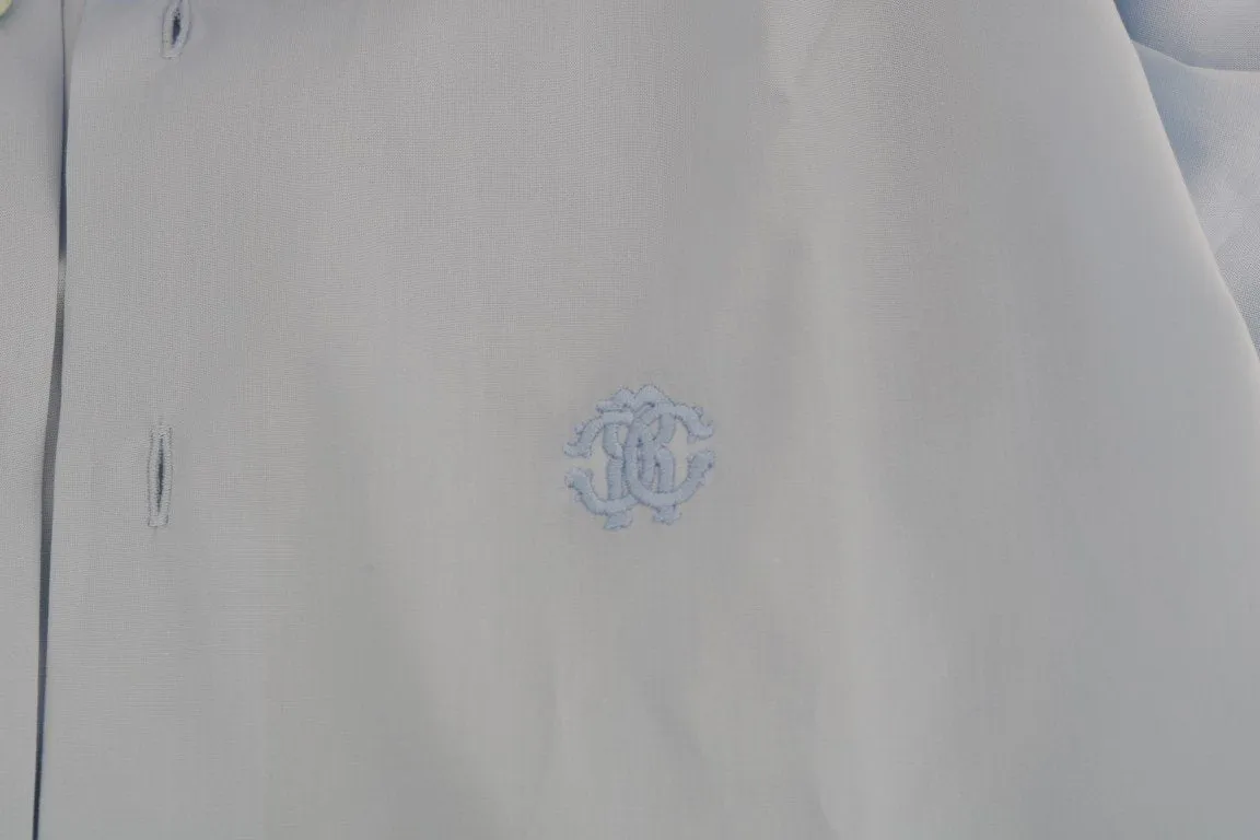 Light Blue Stretch Slim Fit Dress Shirt