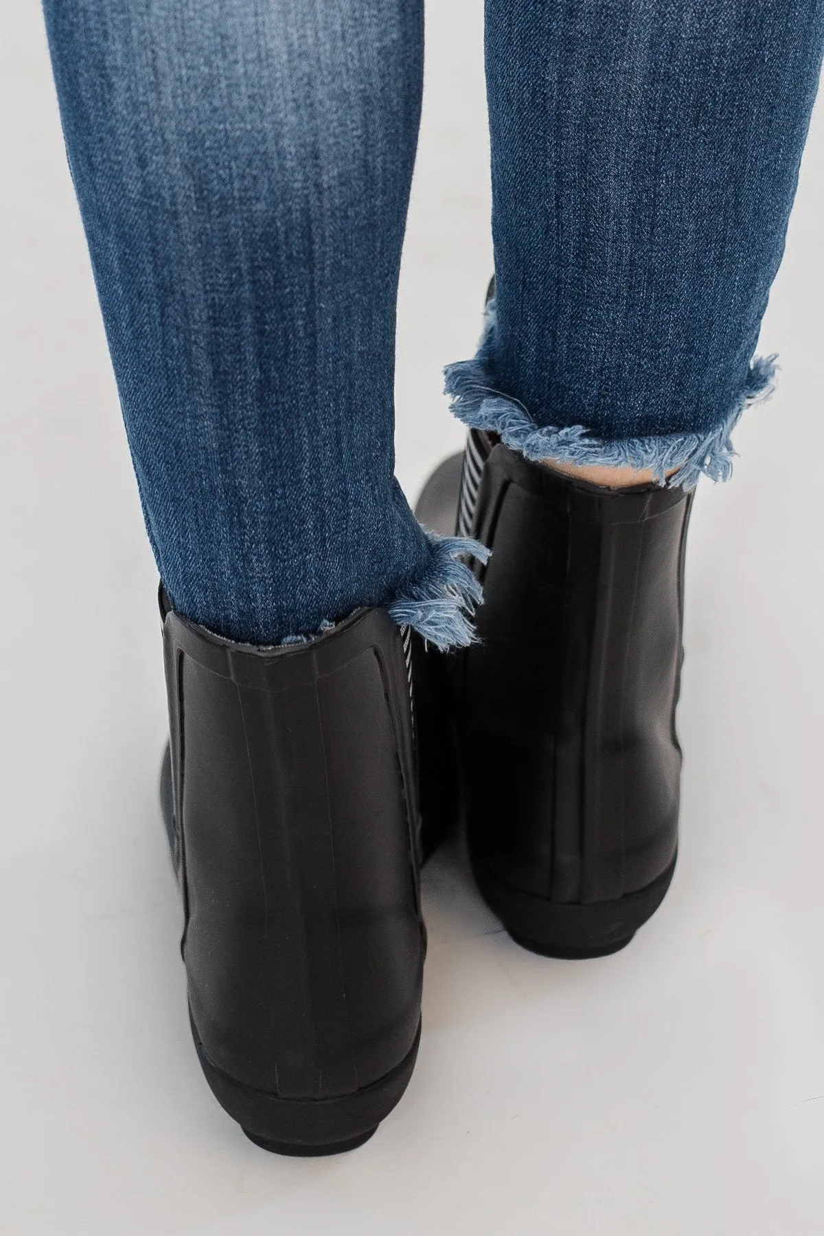 London Fog Piccadilly Rain Booties- Black
