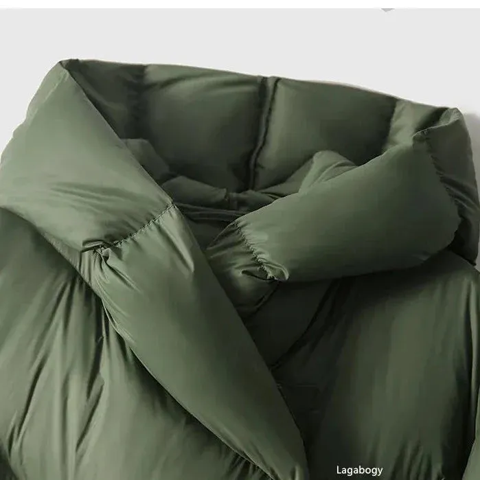 Long Puffer Coat – Quilted Design – Winter Luxe Comfort