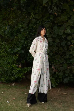 Love Sonnet Silk Shirt Dress