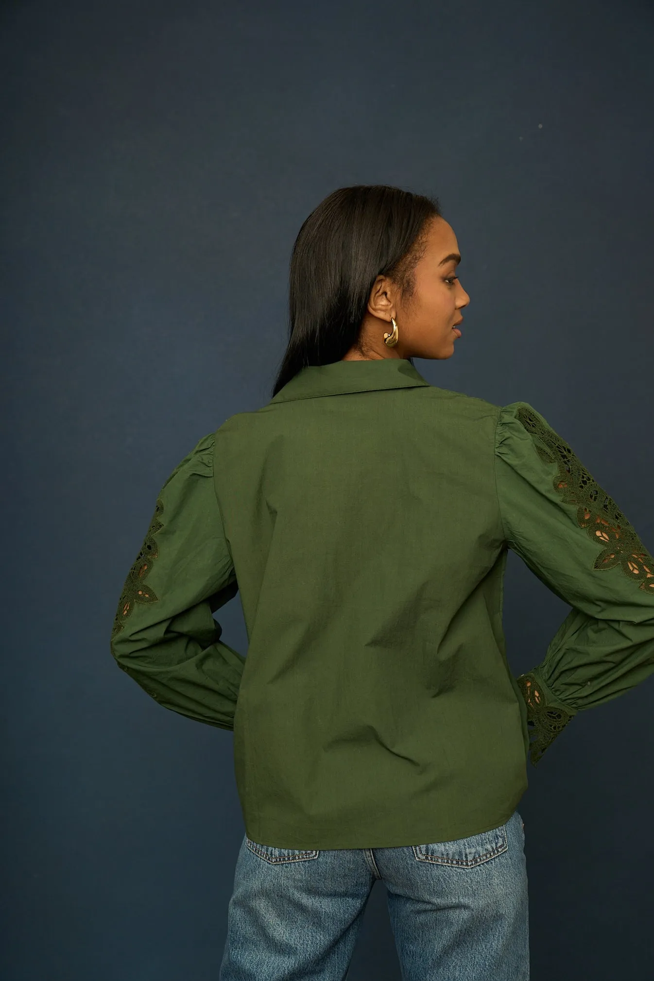 Love The Label Callum Embroidered Top
