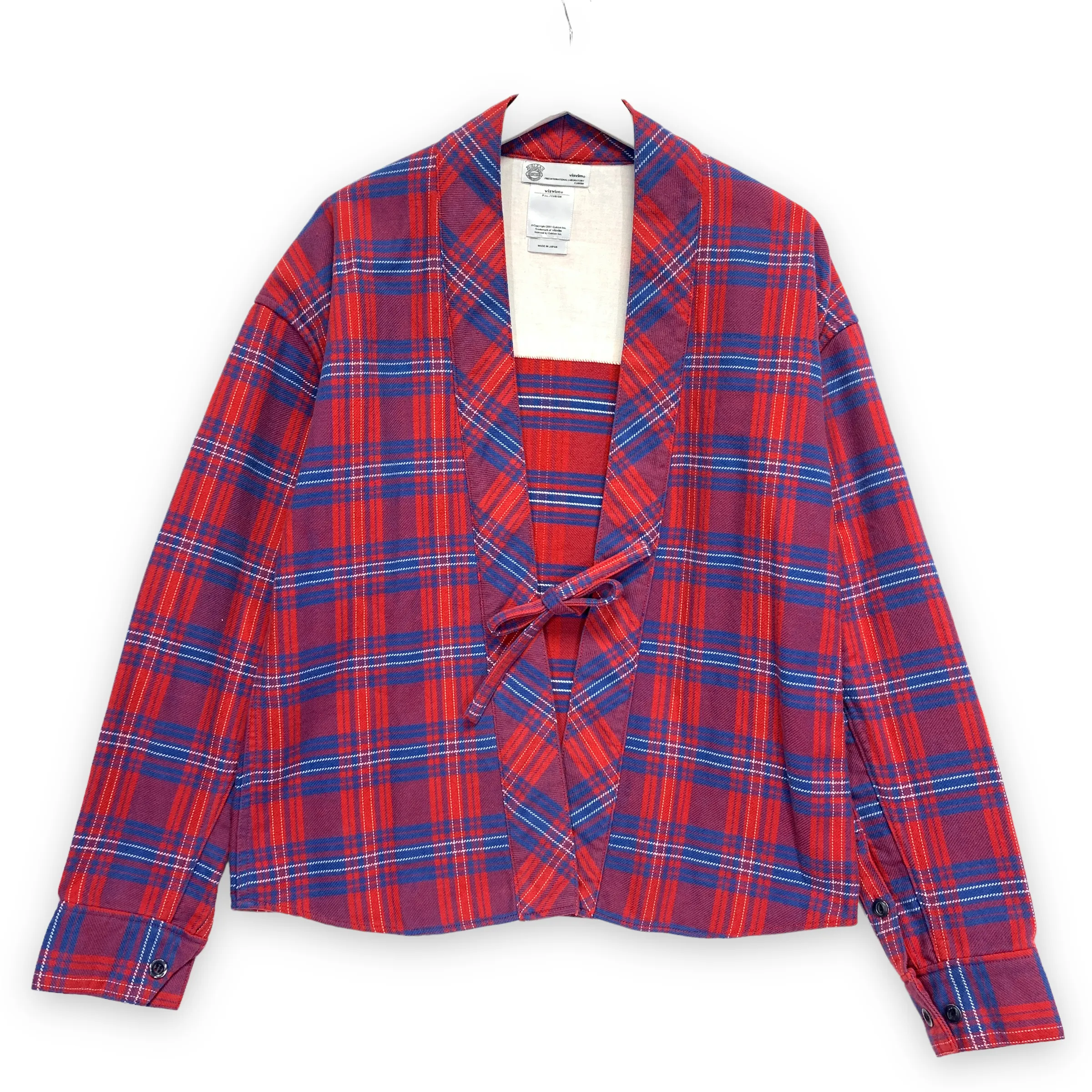 [M] VISVIM 12AW LHAMO SHIRT GIZA FLANNEL CHECK RED
