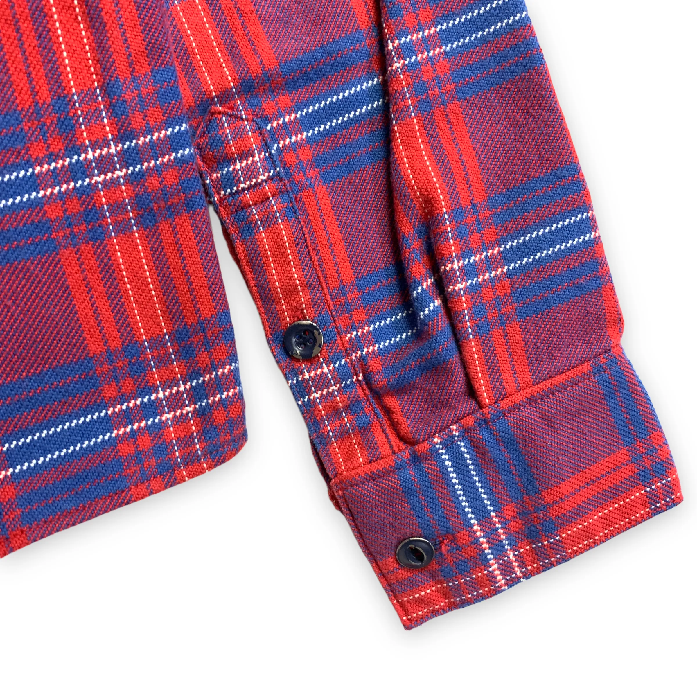 [M] VISVIM 12AW LHAMO SHIRT GIZA FLANNEL CHECK RED