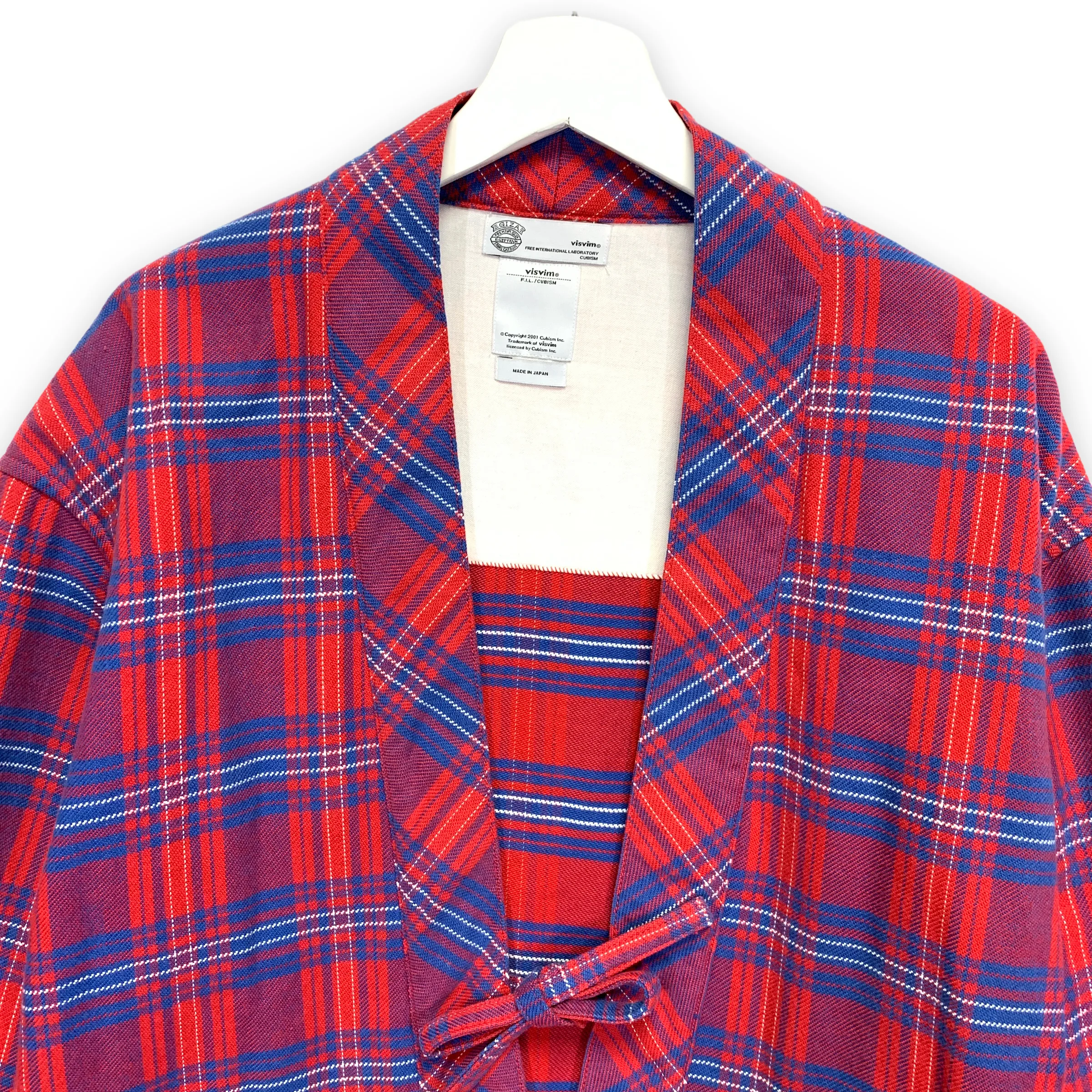 [M] VISVIM 12AW LHAMO SHIRT GIZA FLANNEL CHECK RED