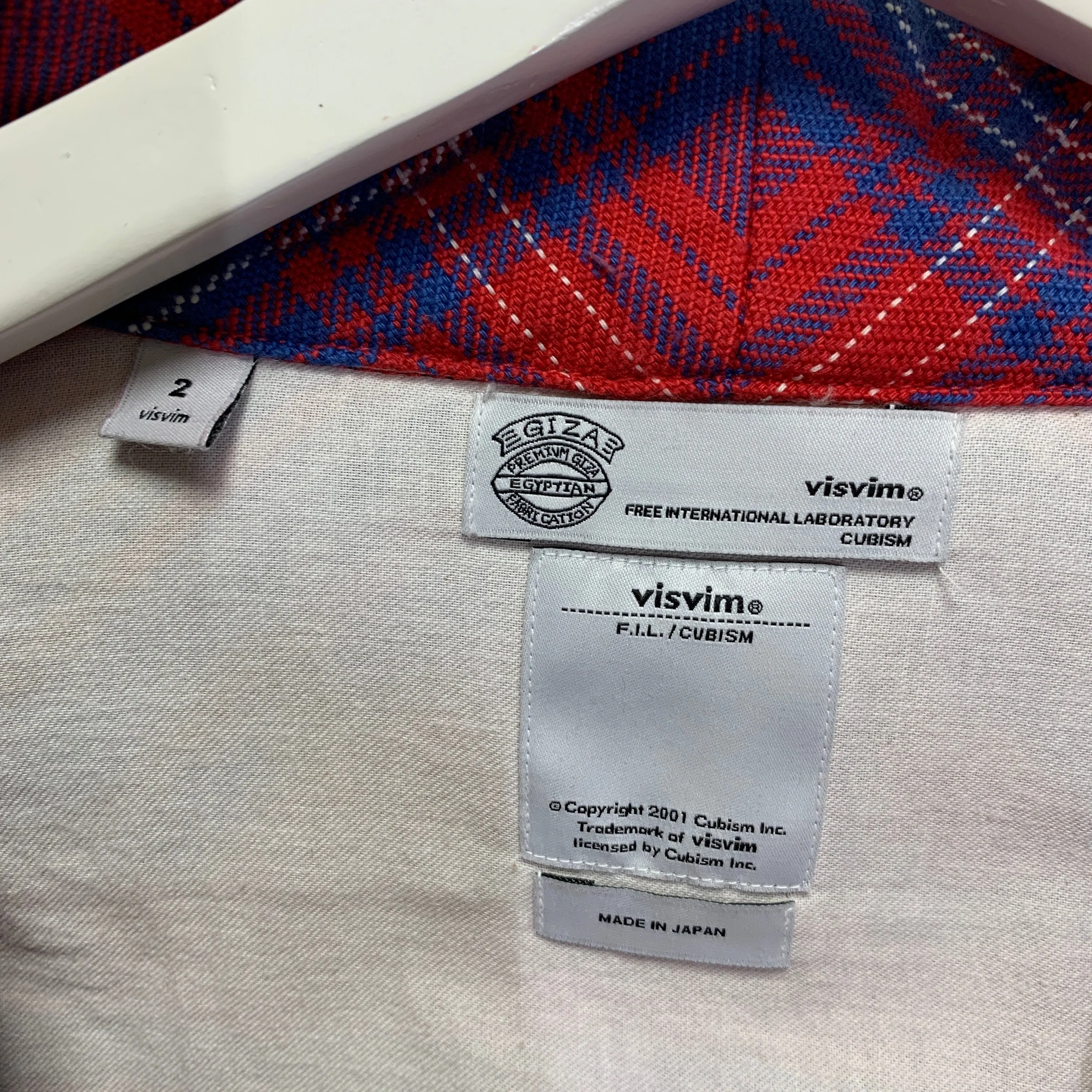[M] VISVIM 12AW LHAMO SHIRT GIZA FLANNEL CHECK RED