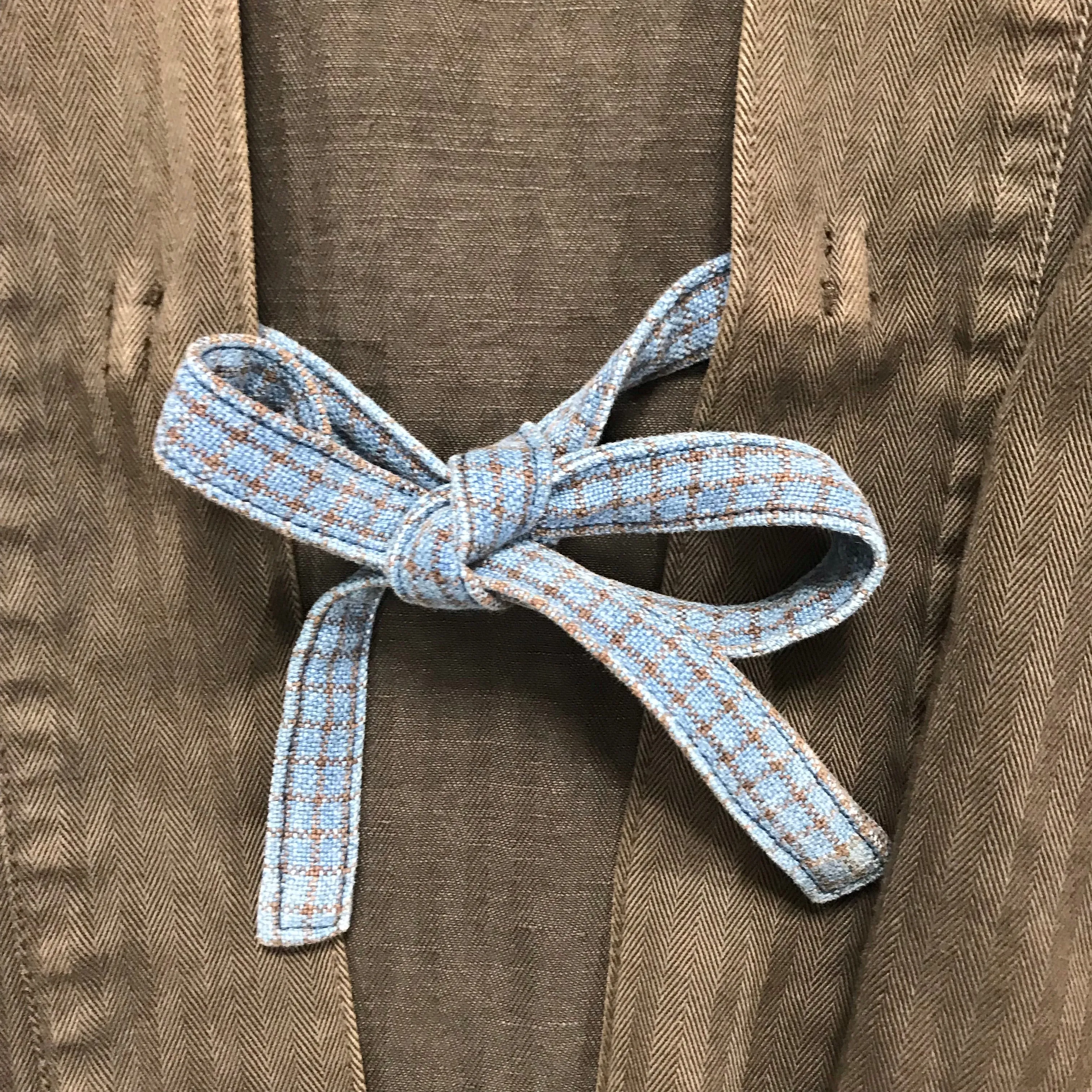 [M] Visvim SS15 Sendai Exclusive Lhamo Shirt Herringbone Cotton/Linen Brown