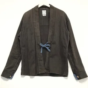 [M] Visvim SS15 Sendai Exclusive Lhamo Shirt Herringbone Cotton/Linen Brown