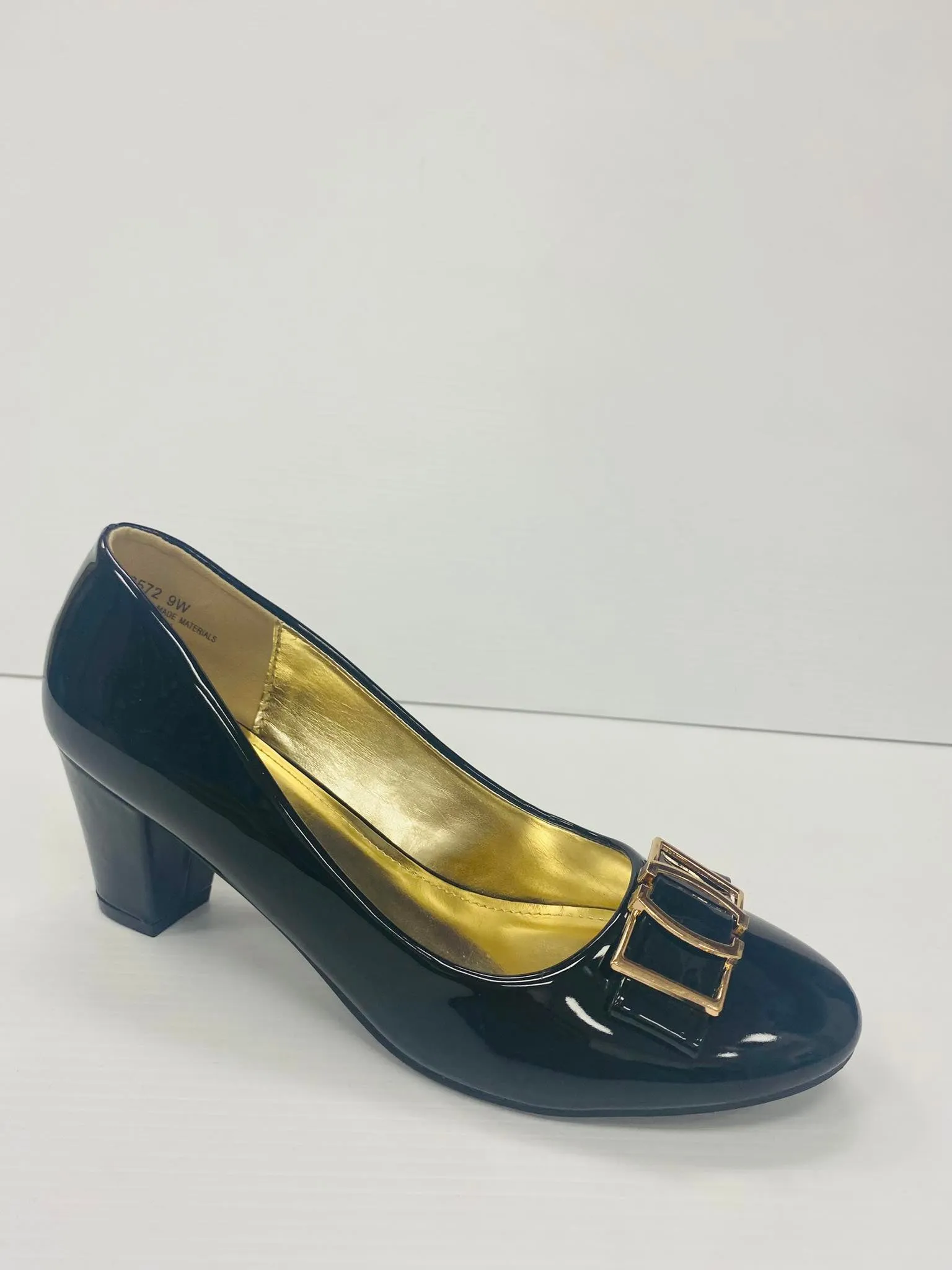 Marc London WIDE WIDTH 6572 Low Chunky Heels