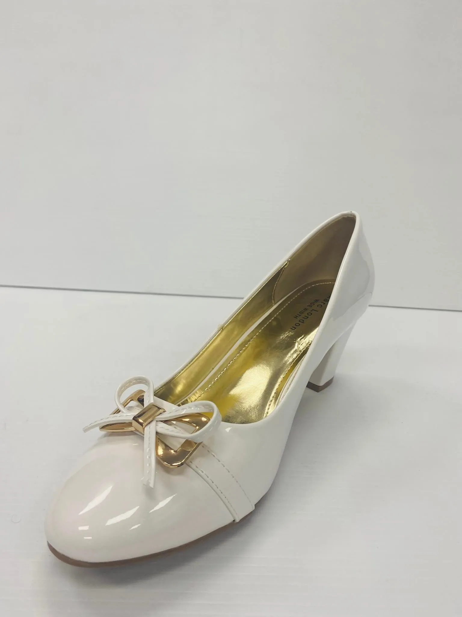Marc London WIDE WIDTH 6572 Low Chunky Heels