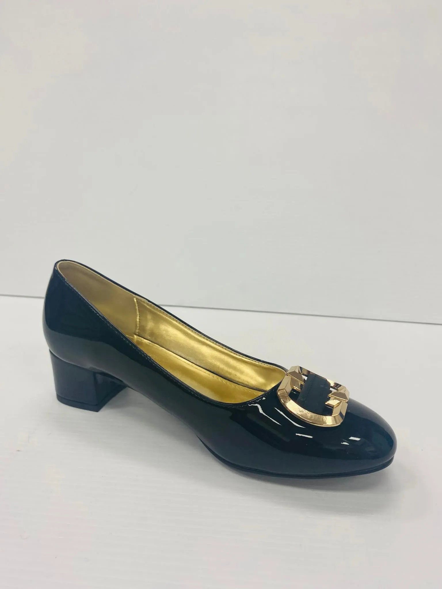 Marc London WIDE WIDTH 6634 Low Chunky Heels