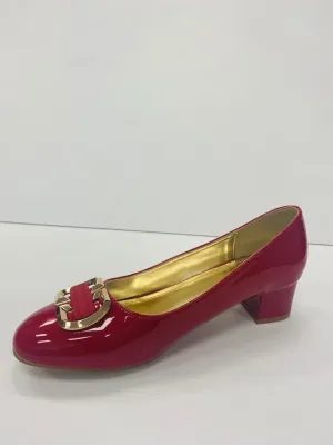Marc London WIDE WIDTH 6634 Low Chunky Heels