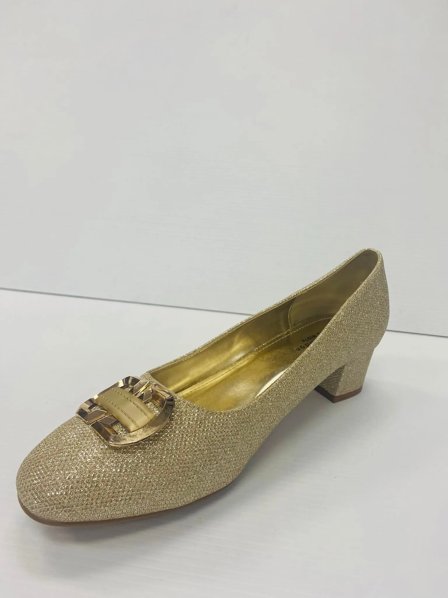 Marc London WIDE WIDTH 6634 Low Chunky Heels