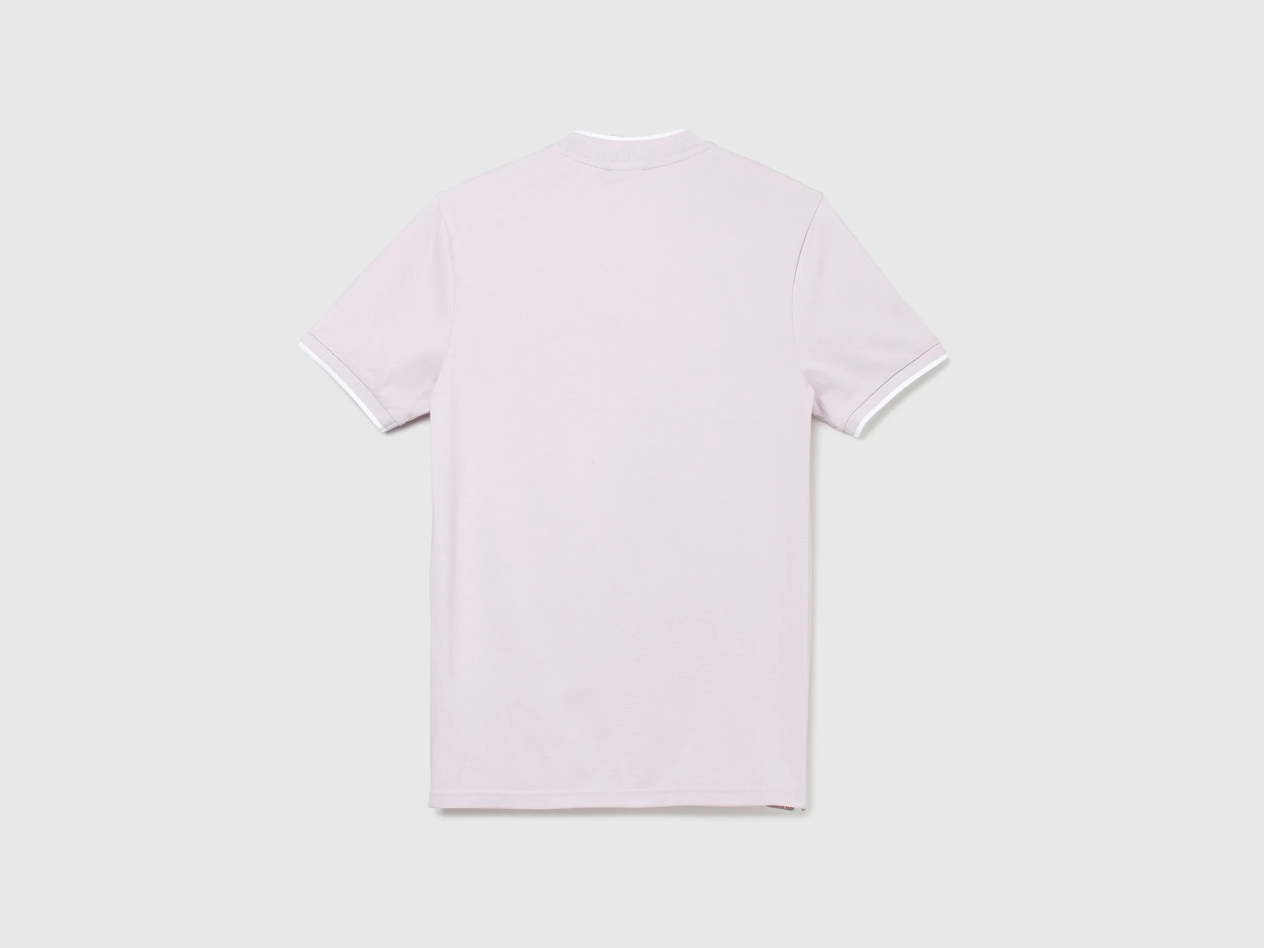 Men Solid Stand Collar T-Shirt