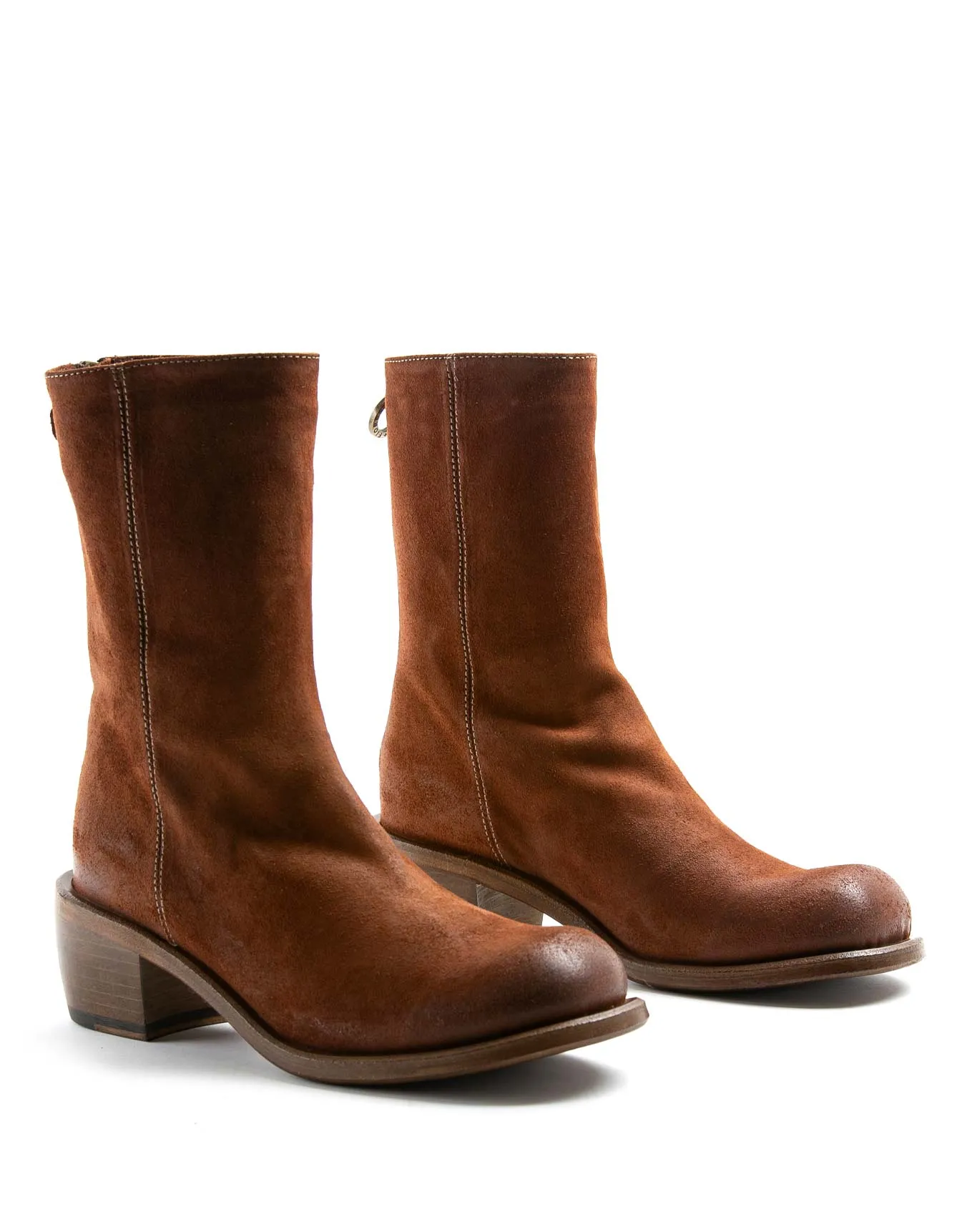 MENI Brown Suede Boots