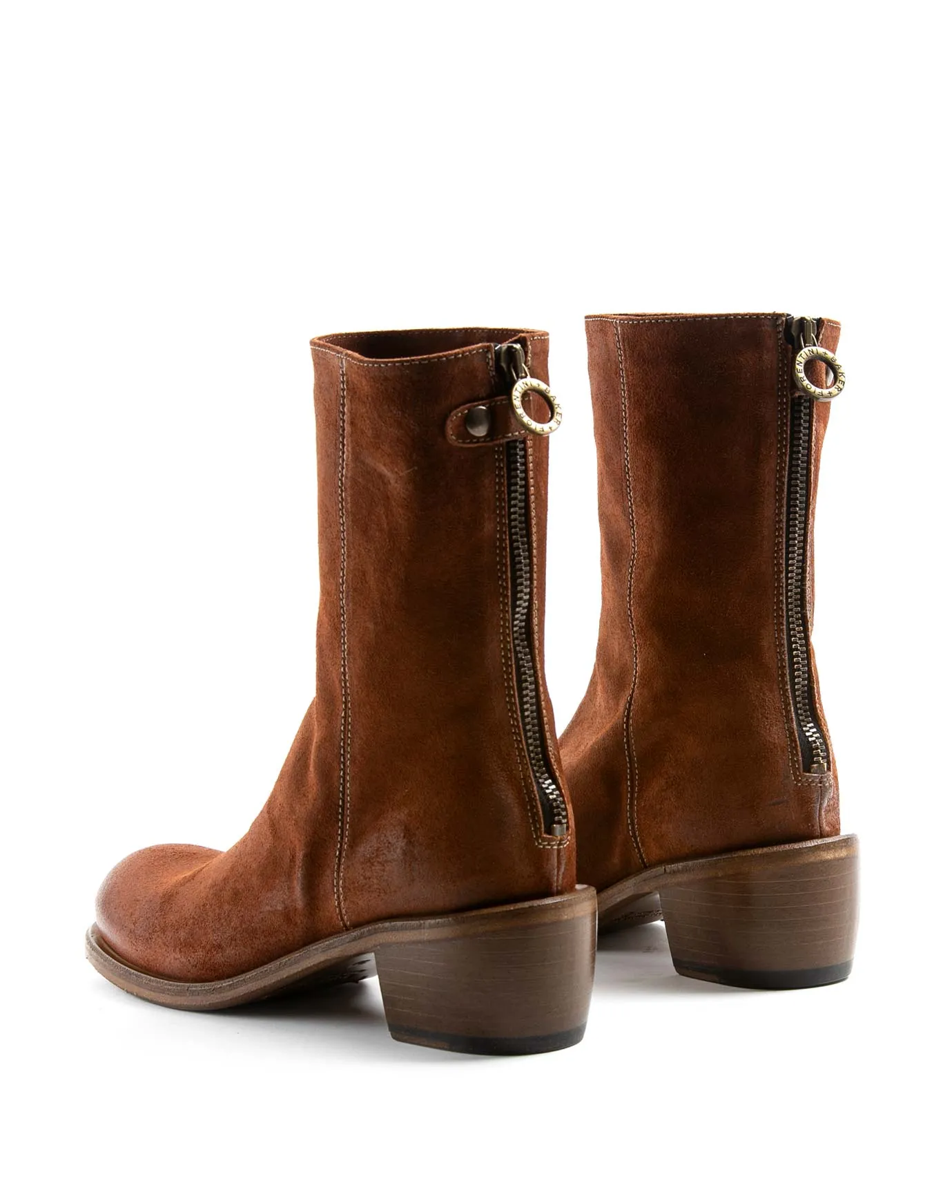 MENI Brown Suede Boots
