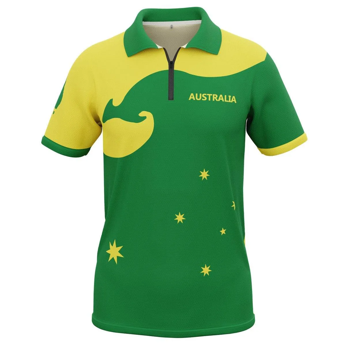Men's Australian Boxing Kangaroo Short Sleeve Performance Polo Shirt