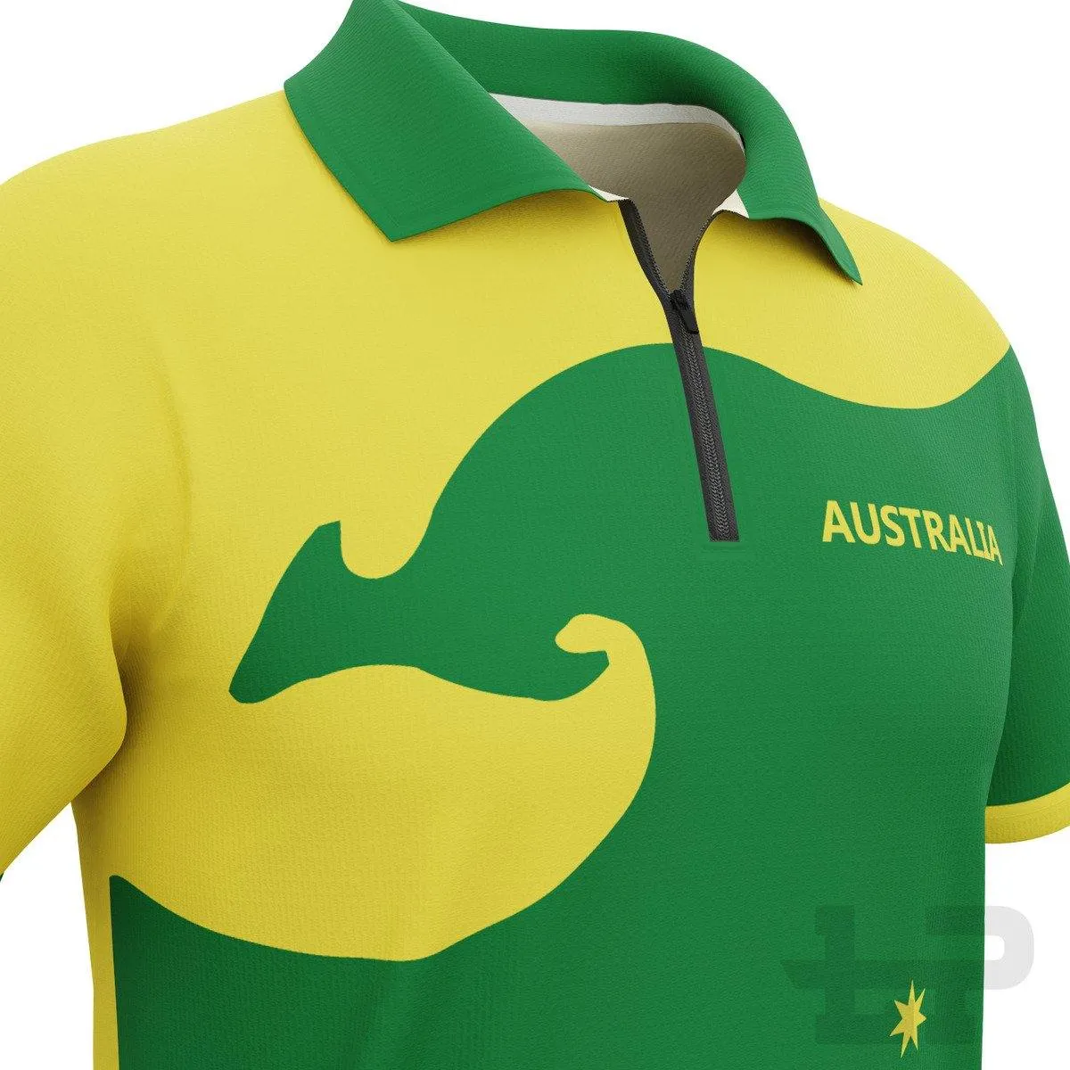 Men's Australian Boxing Kangaroo Short Sleeve Performance Polo Shirt