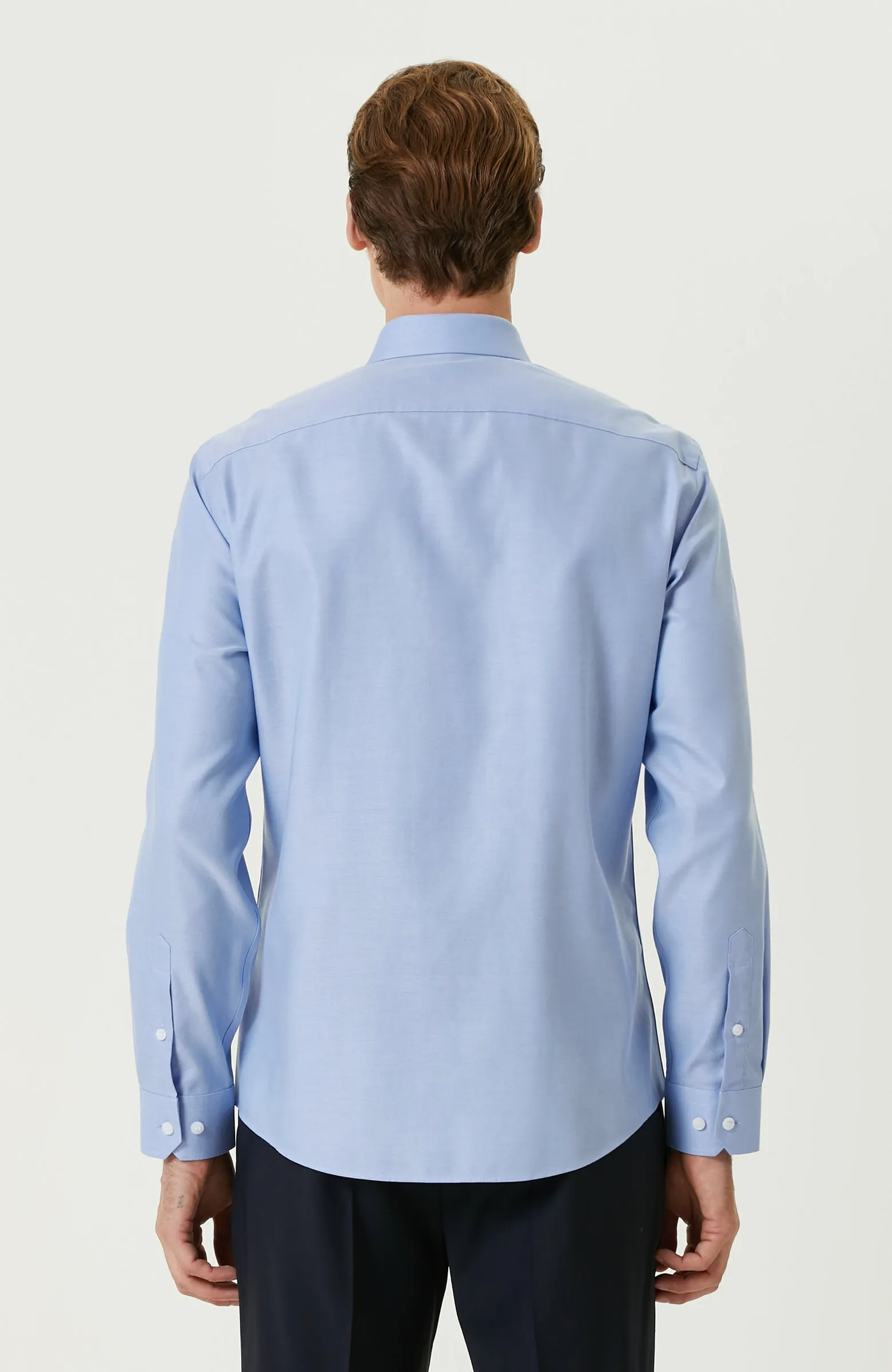 MEN'S Blue Oxford Shirt