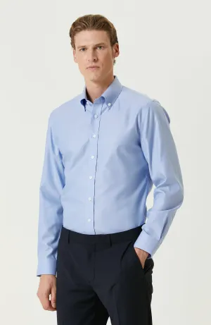 MEN'S Blue Oxford Shirt