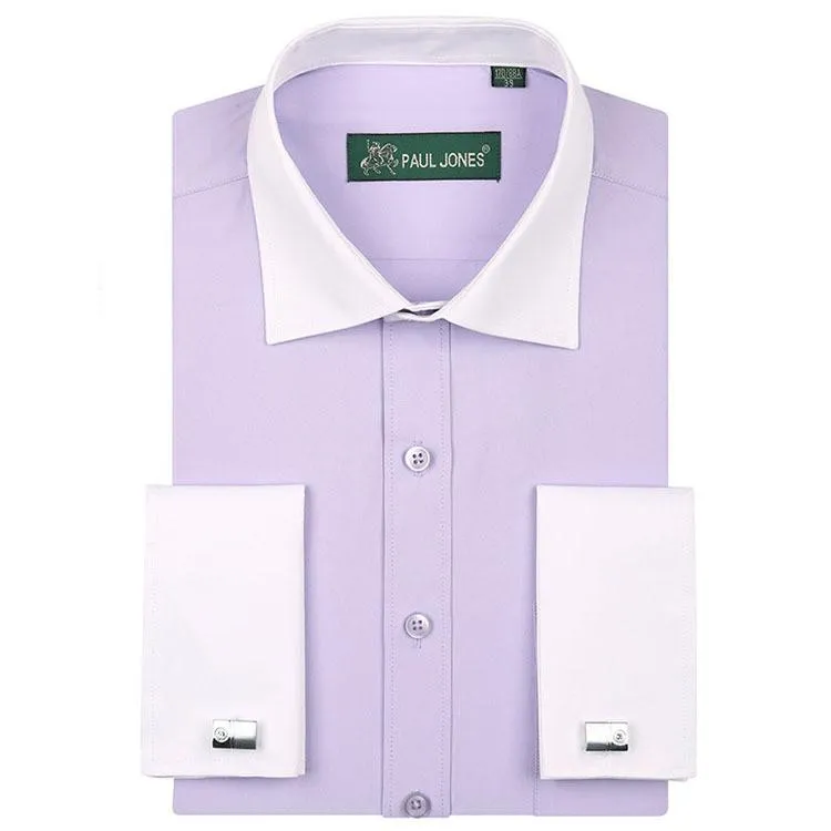 Men's Classic French Cuff Dress Shirt