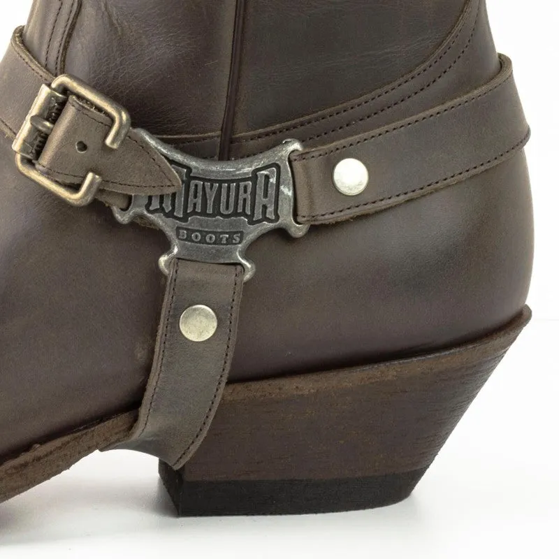 Men's Cowboy Boots or Ankle Boots Handcrafted Grey Leather 14 Texanas