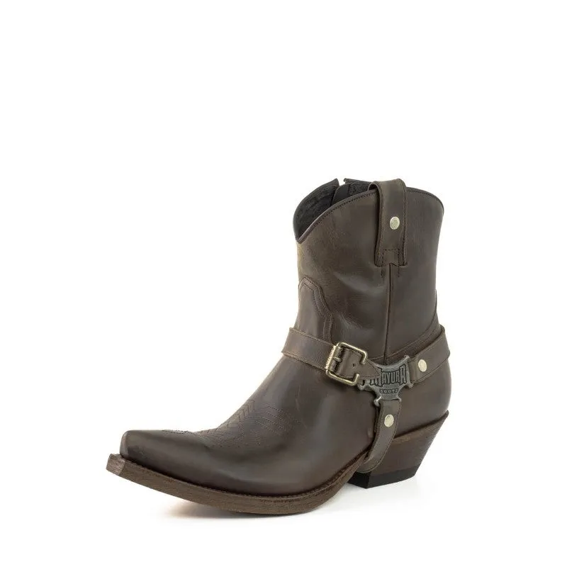 Men's Cowboy Boots or Ankle Boots Handcrafted Grey Leather 14 Texanas