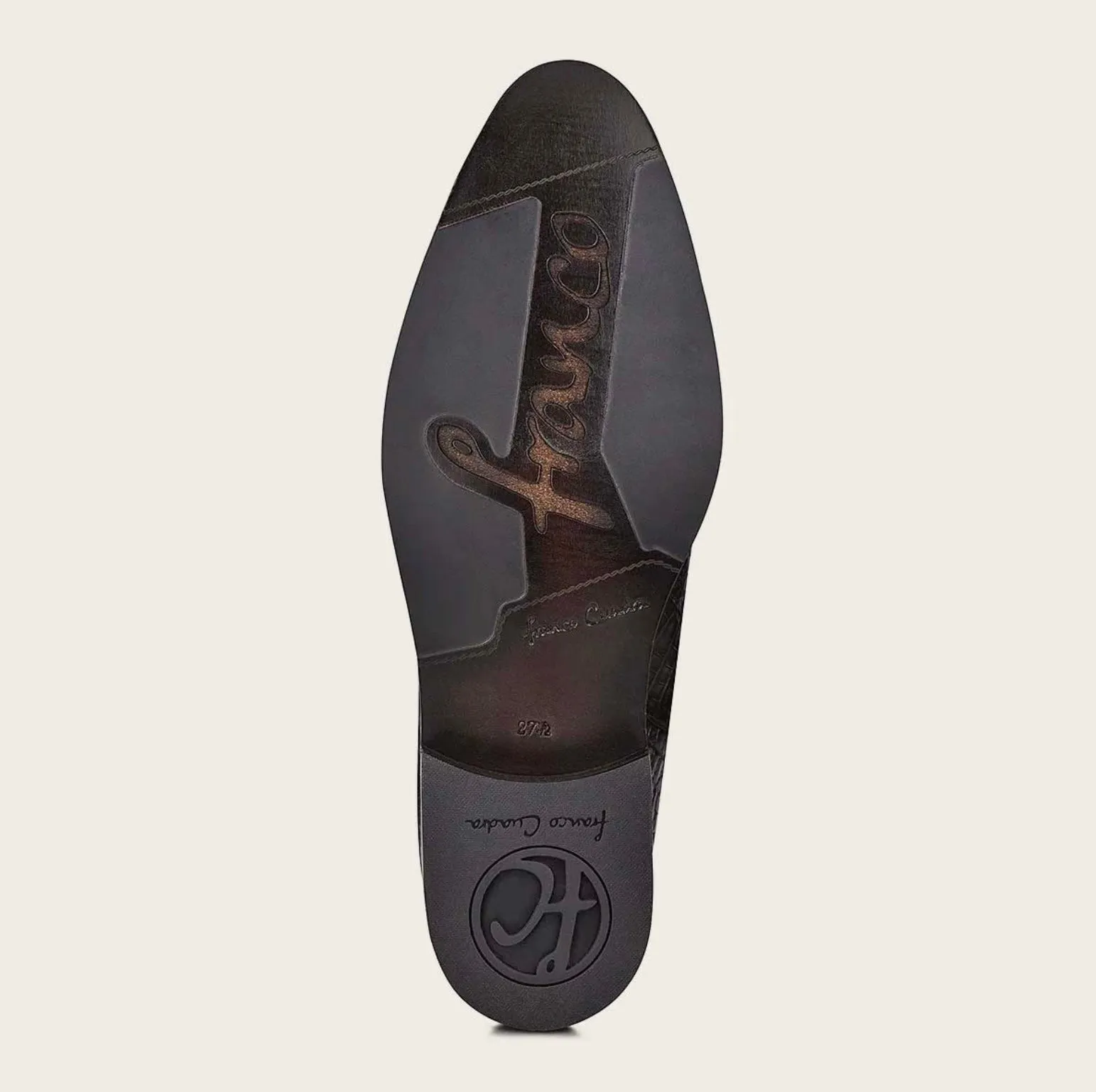 Men’s Cuadra Brown Caiman Belly Ankle Boots FC657