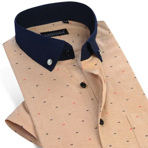 Men's Fashion Collar Button-Down Shirt Up To 4XL