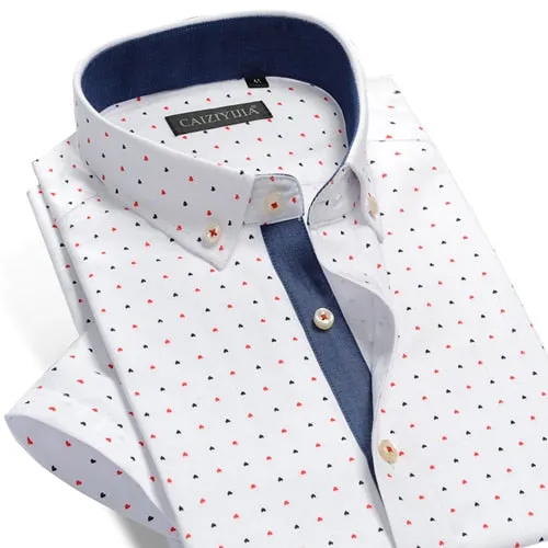 Men's Fashion Collar Button-Down Shirt Up To 4XL