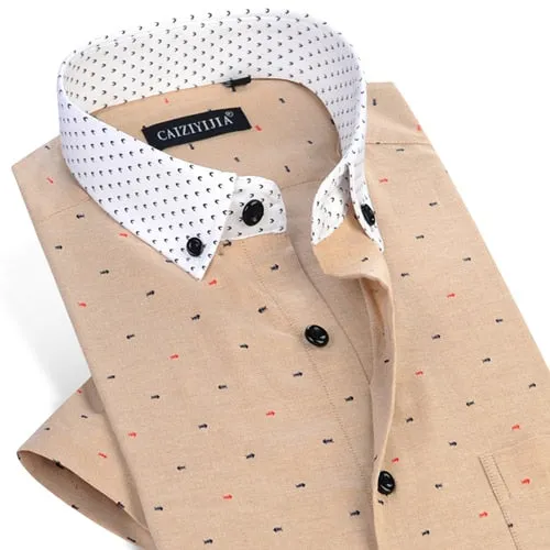 Men's Fashion Collar Button-Down Shirt Up To 4XL