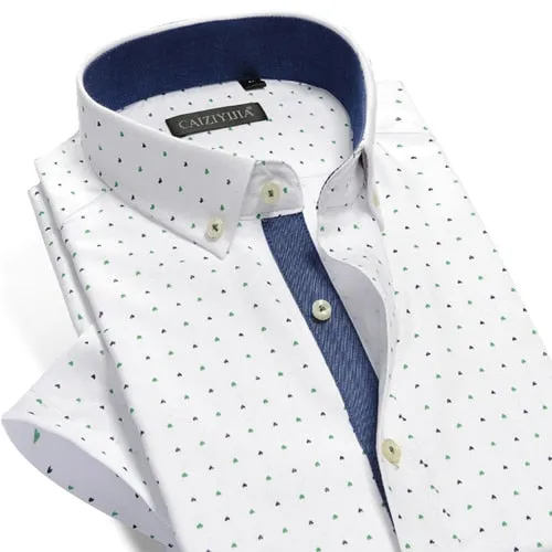 Men's Fashion Collar Button-Down Shirt Up To 4XL