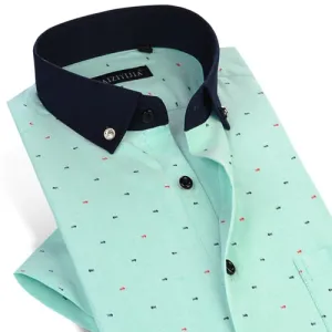Men's Fashion Collar Button-Down Shirt Up To 4XL