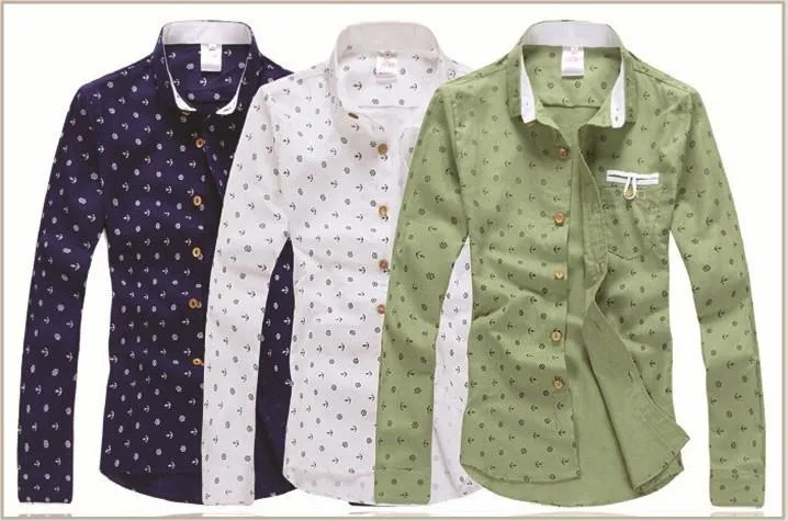 Men's Fashion Imprinted Dress Shirt