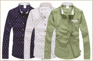 Men's Fashion Imprinted Dress Shirt