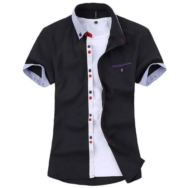 Men's Fashion Pocket Stripe Shirt Up To 4XL
