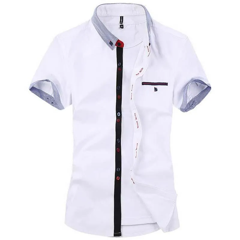 Men's Fashion Pocket Stripe Shirt Up To 4XL