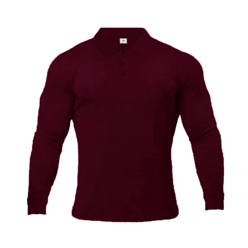 Men's High-Quality Long Sleeve Polo Shirts
