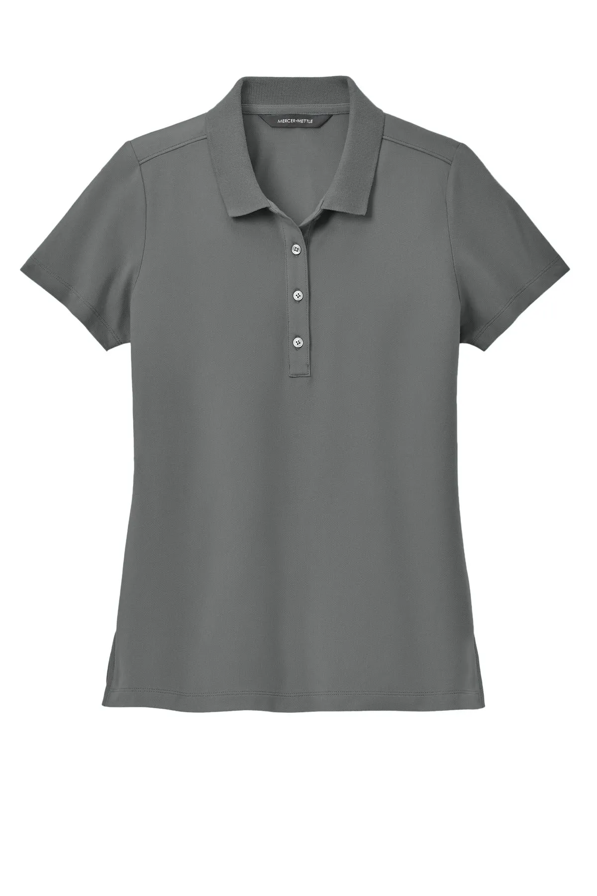 Mercer Mettle Women's Stretch Pique Polo MM1005 Storm Grey