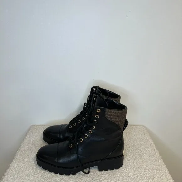 MICHAEL Michael Kors | Bastian Lace-Up Ankle Boots | Black
