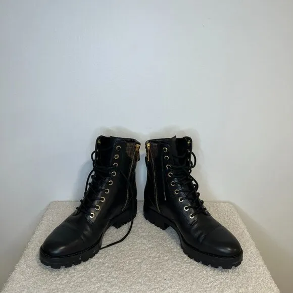 MICHAEL Michael Kors | Bastian Lace-Up Ankle Boots | Black