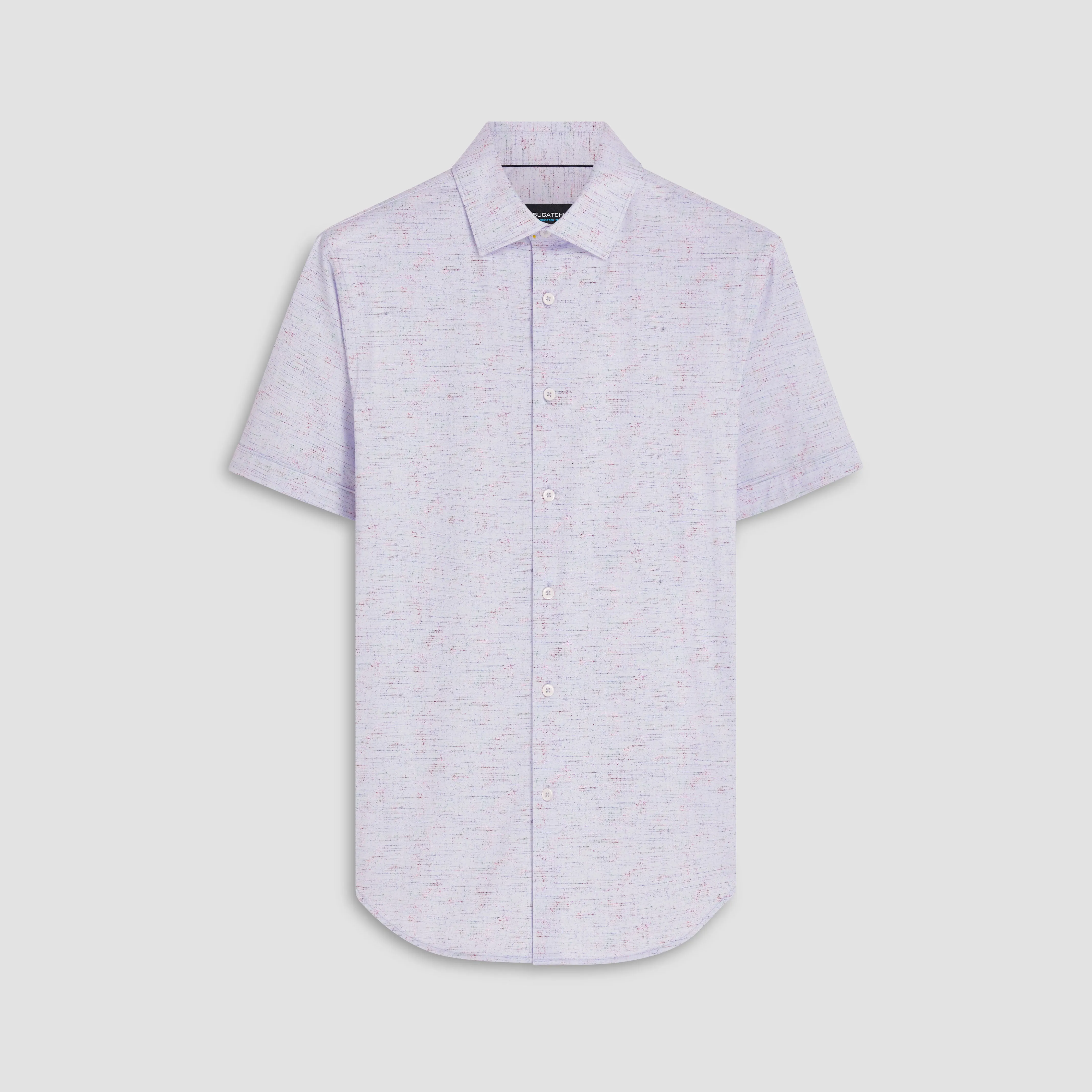 Miles Marled Print OoohCotton Short Sleeve Shirt